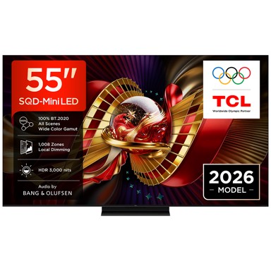 TCL SQD Mini-LED TV 55C8L, 55", Google TV